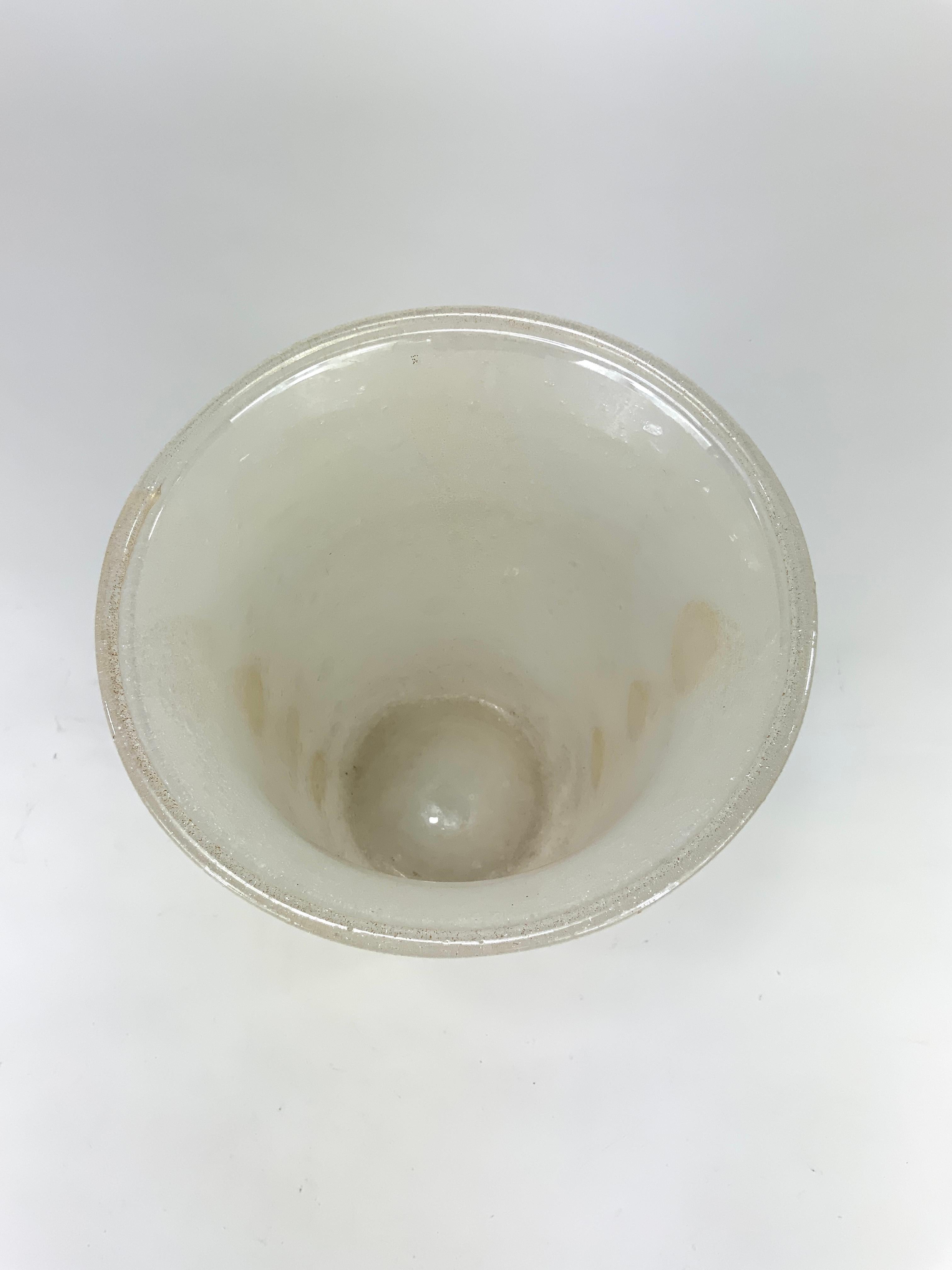 Italiano Vaso in vetro di Murano di Pino Signoretto, anni '80 in vendita