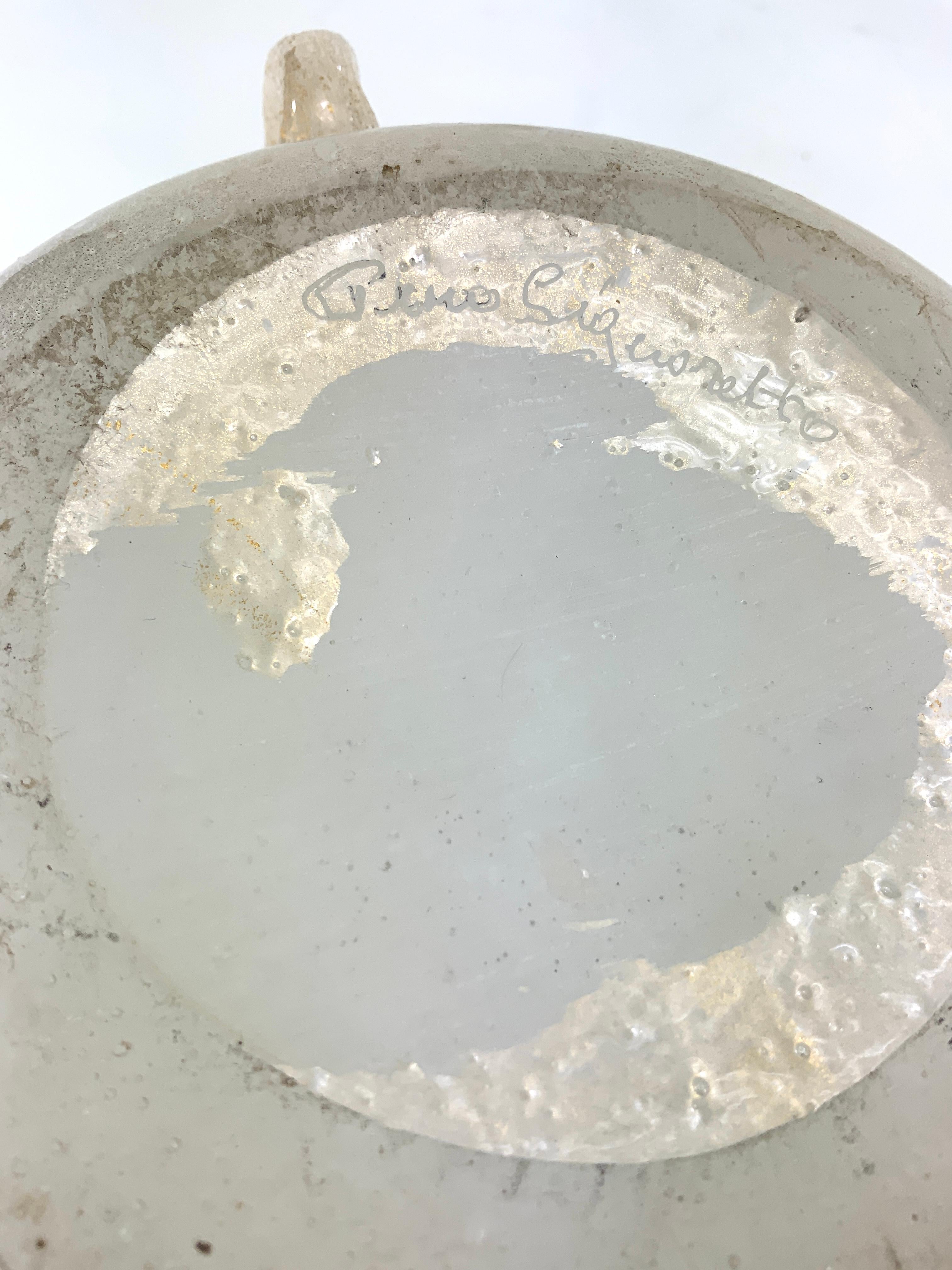 Vetro Vaso in vetro di Murano di Pino Signoretto, anni '80 in vendita