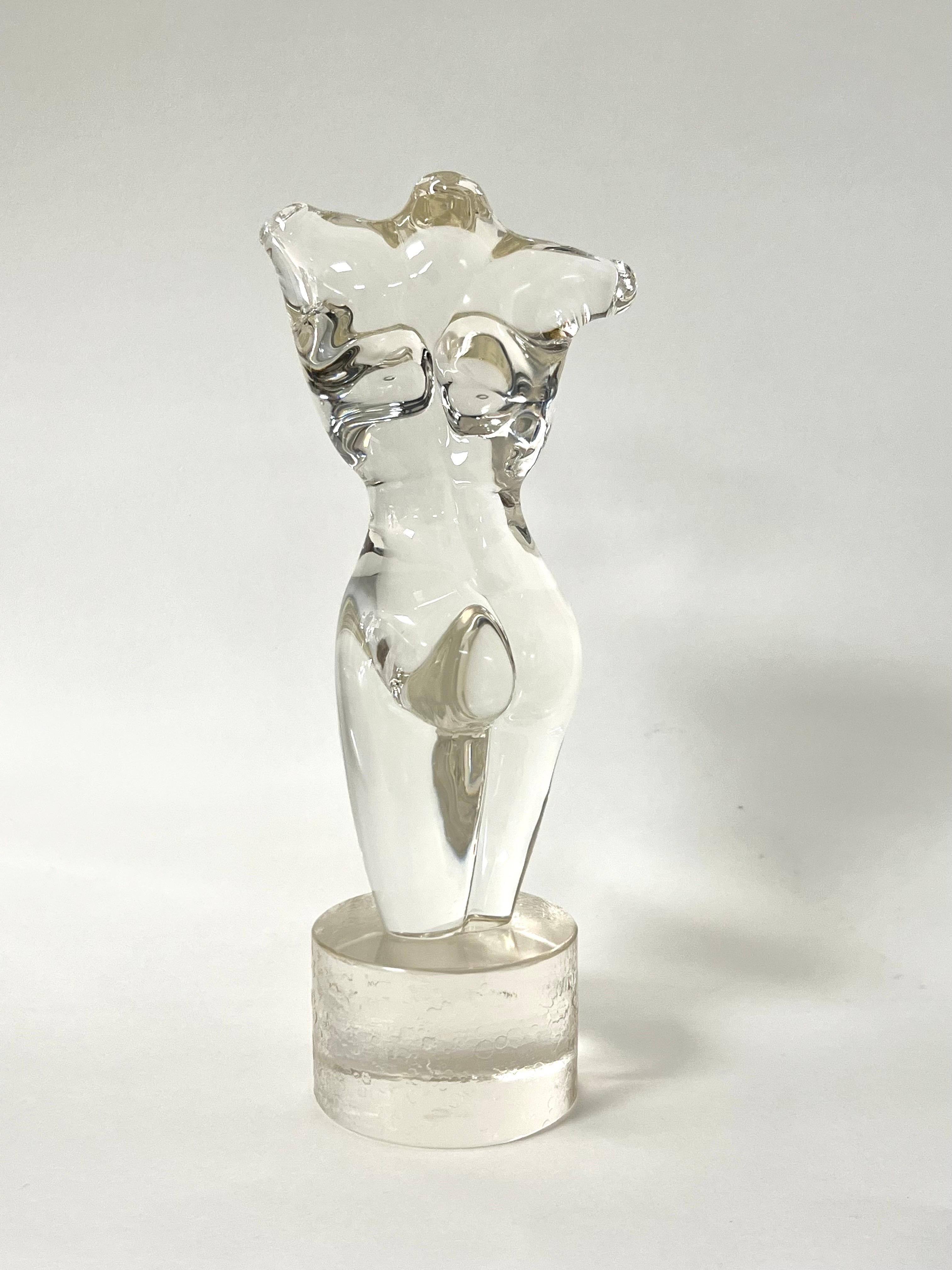 Pino Signoretto Akt-Skulptur aus Murano-Kunstglas im Zustand „Gut“ im Angebot in Miami, FL