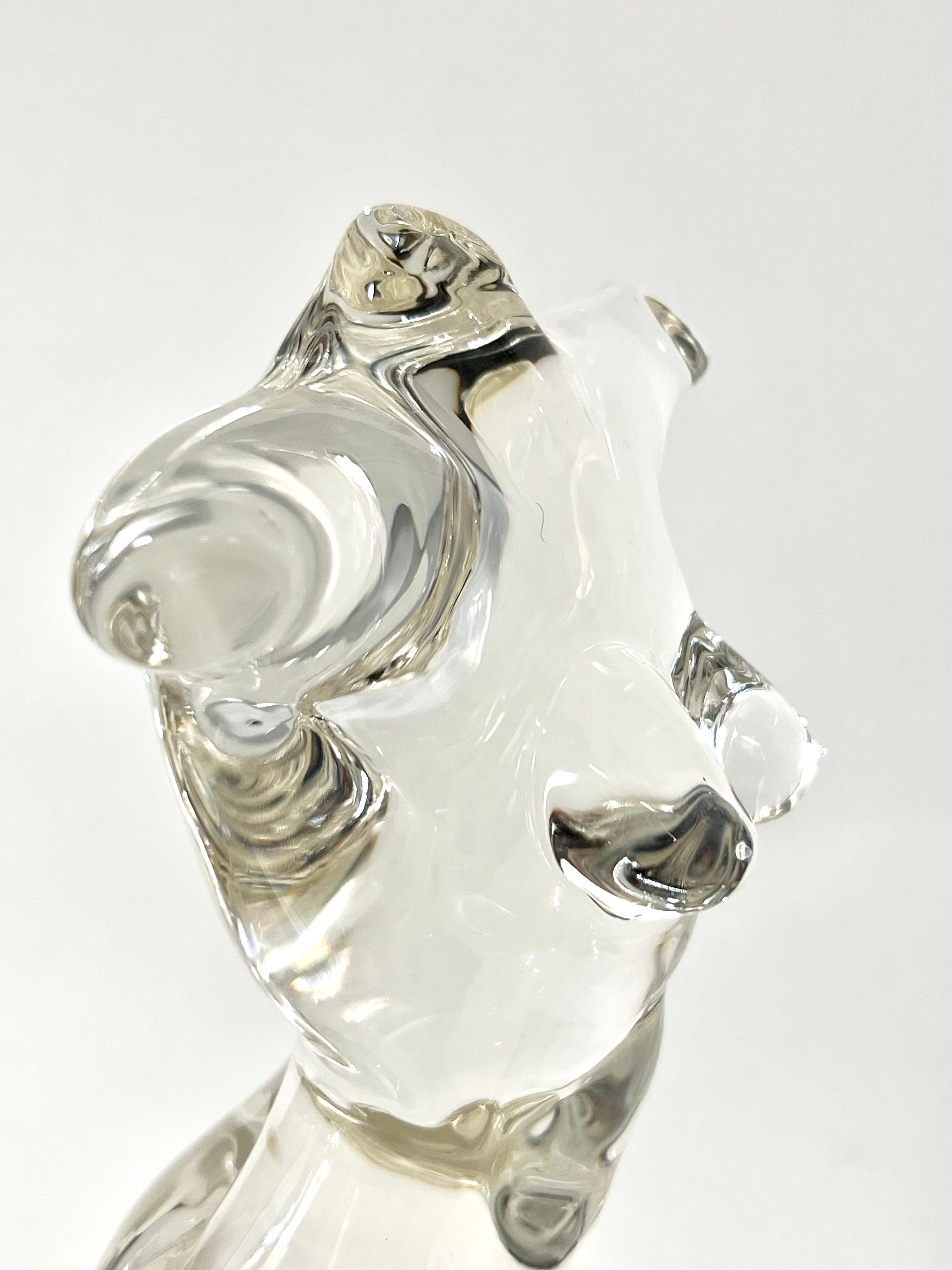 Pino Signoretto Akt-Skulptur aus Murano-Kunstglas (Glaskunst) im Angebot