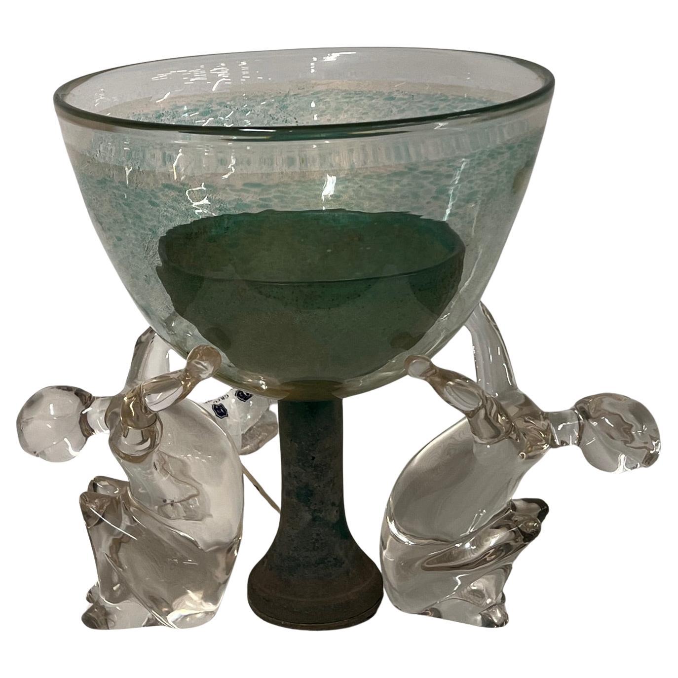 Pino Signoretto Sculptural Table Lamp For Sale