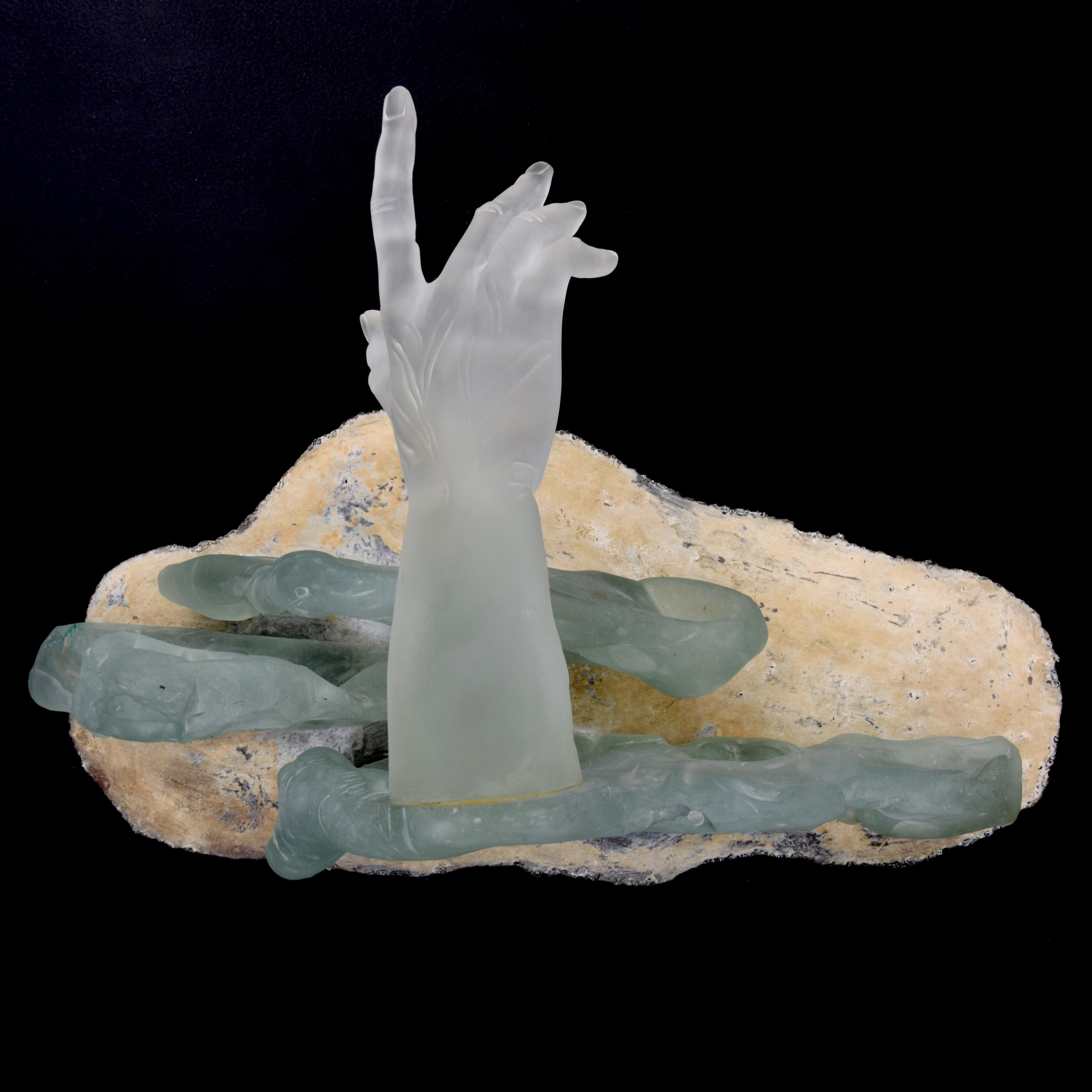 Grande sculpture en verre Pino Signoretto en vente 1