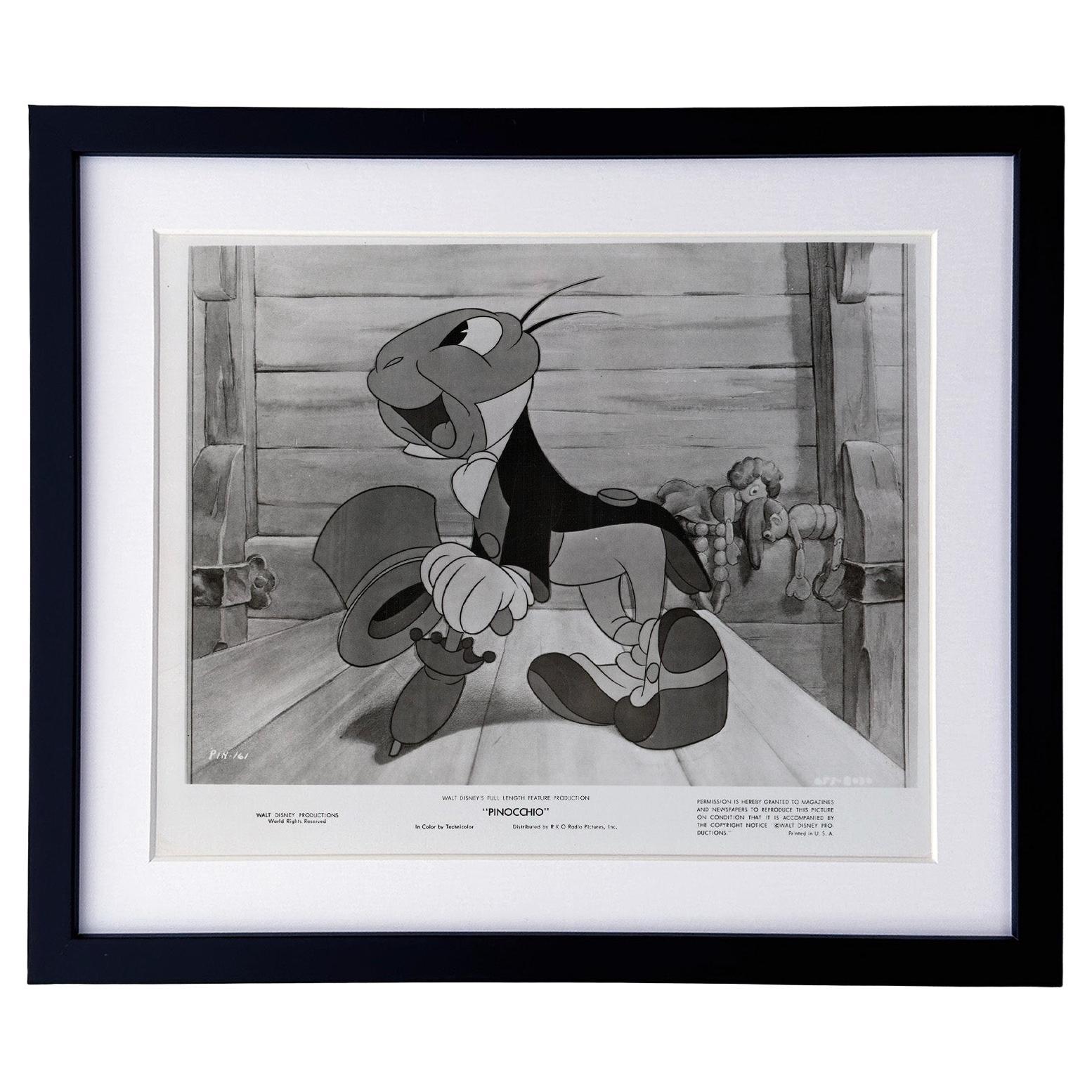 Pinocchio (1940) Presse-Werbebild - gerahmt