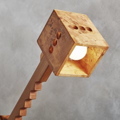 Lámpara de pie regulable Pino Pino de Pietro Cascella para Reflo, Italia 1972