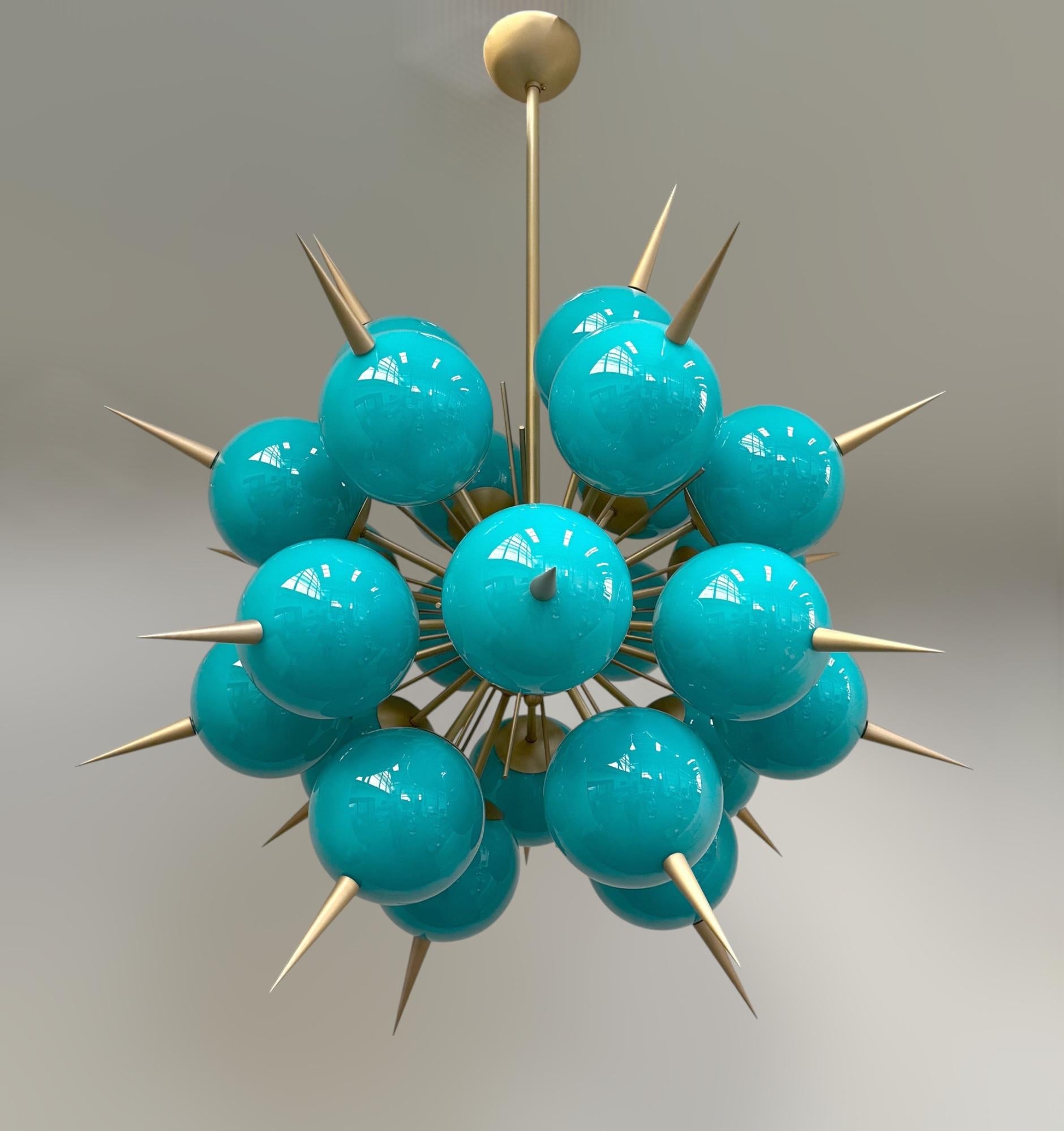 Mid-Century moderno Pinocchio Chandelier by Fabio Ltd in vendita