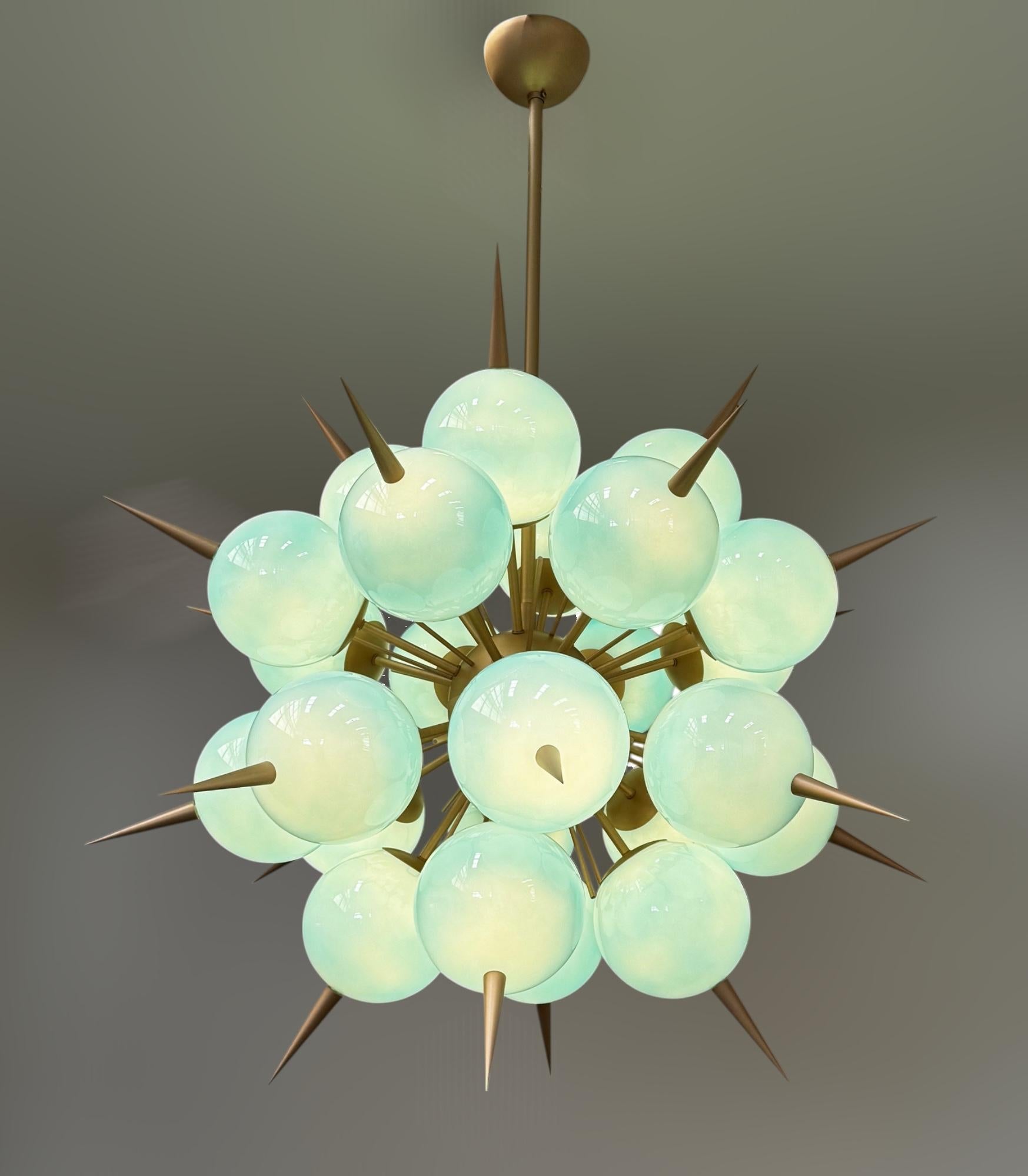 Ottone Pinocchio Chandelier by Fabio Ltd in vendita