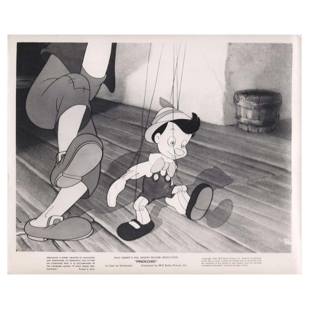 Photo unique de Pinocchio R1953 U.S. Silver Gelatin en vente