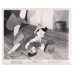 Photo unique de Pinocchio R1953 U.S. Silver Gelatin
