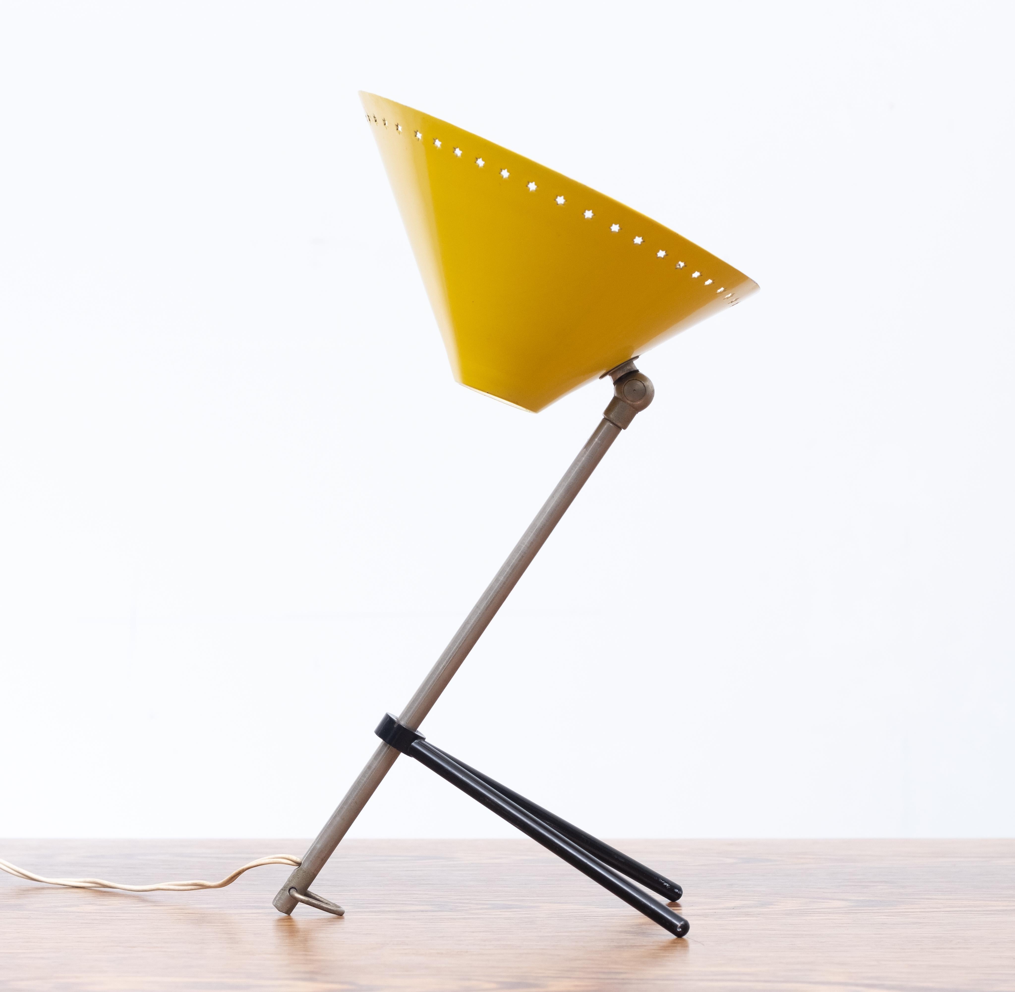 Mid-Century Modern Pinocchio Table Lamp Hala Zeist Holland