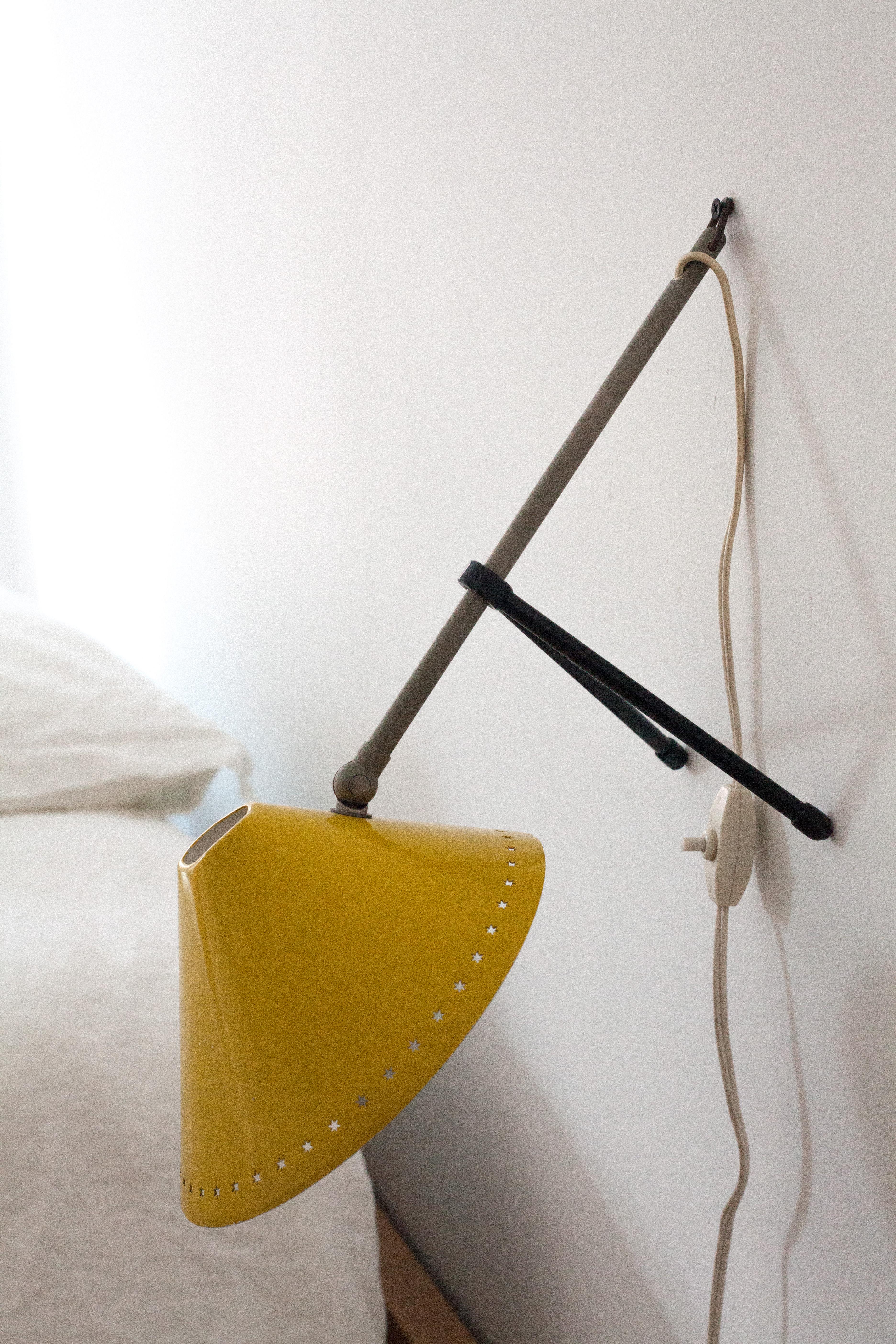 Mid-20th Century Pinocchio Table Lamp or Wall Sconce for Hala Zeist
