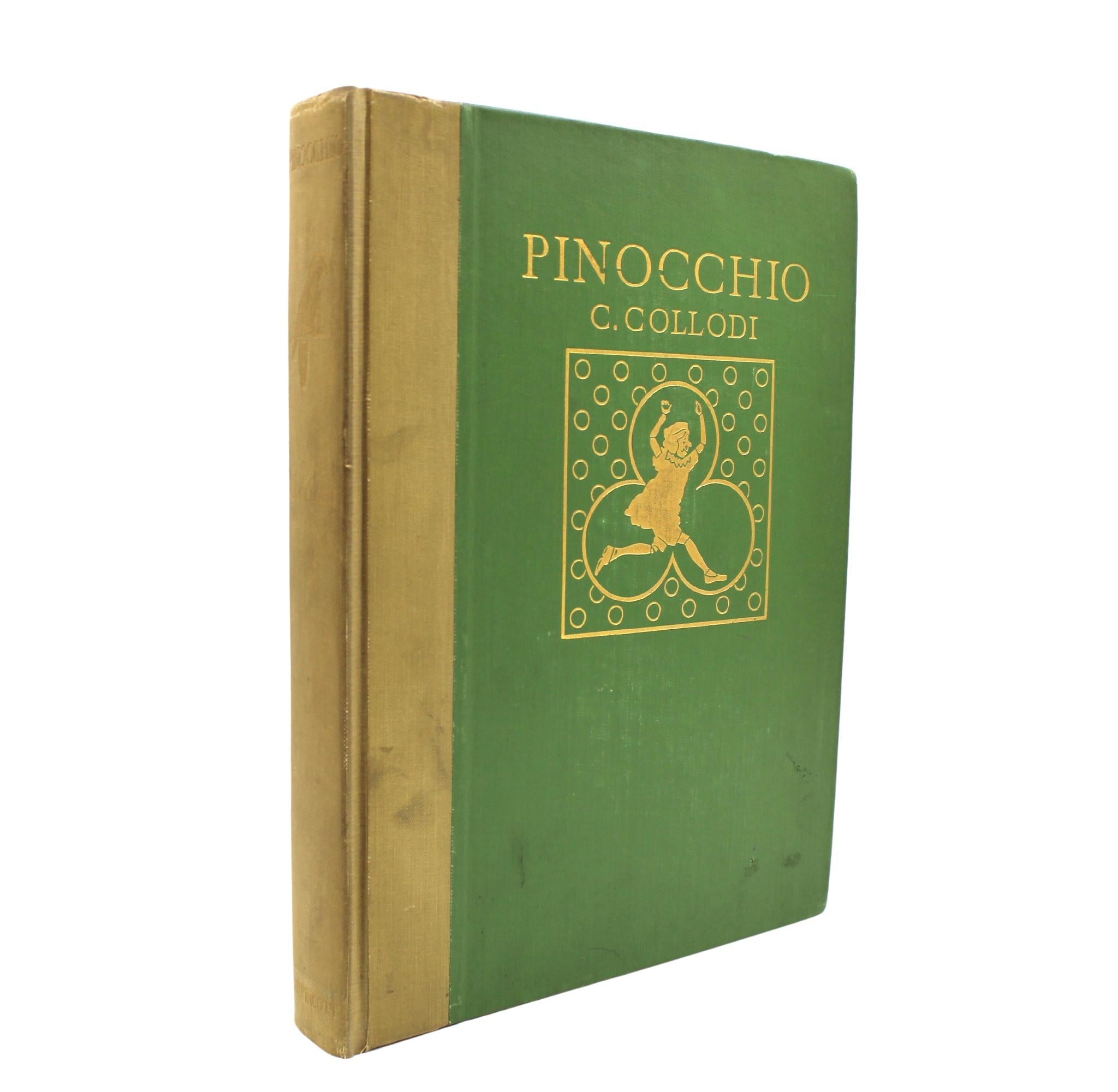 Art nouveau Pinocchio : The Story of a Puppet de C. Collodi, illustré par Kirk, Deluxe Ed. en vente