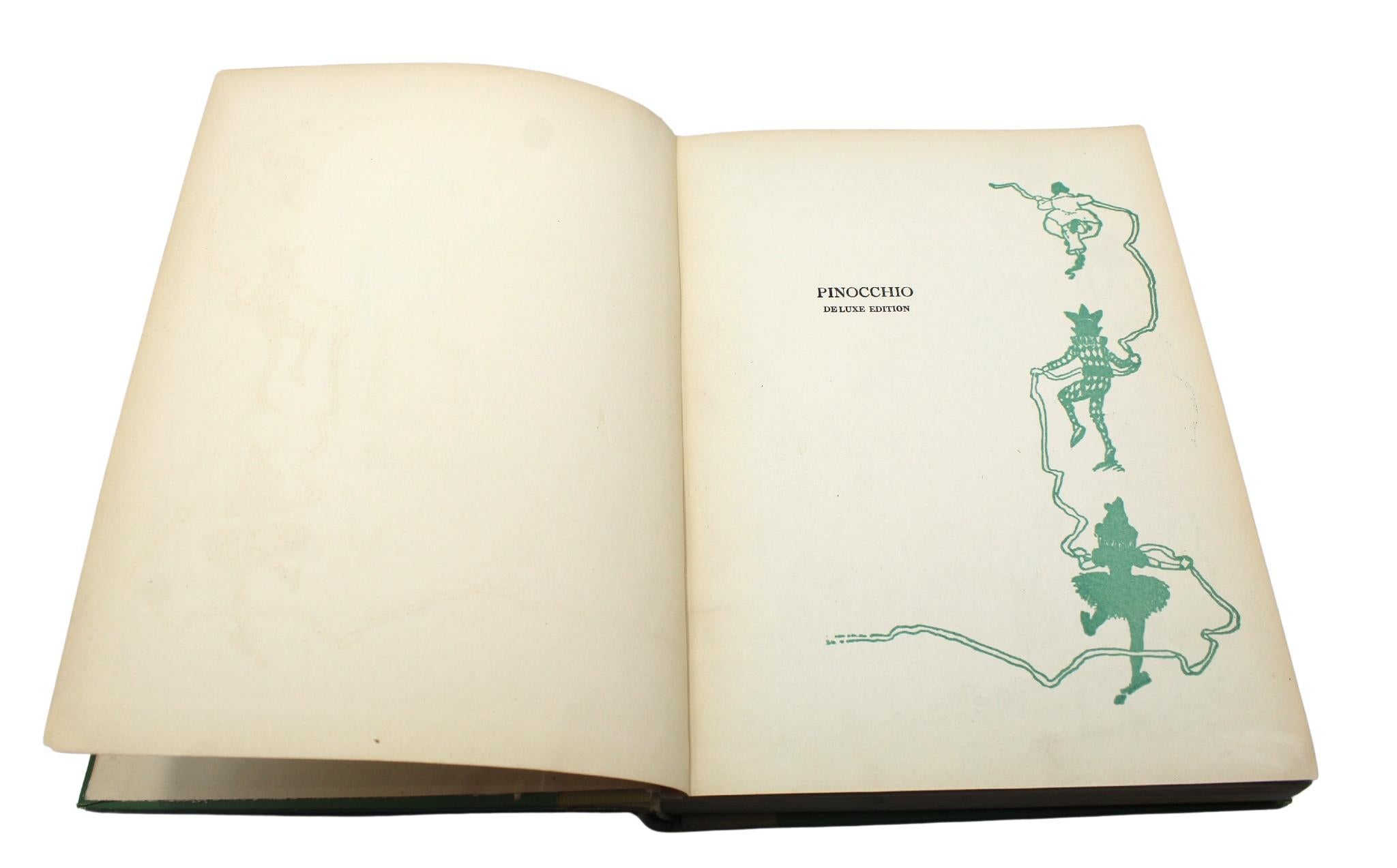 Embossé Pinocchio : The Story of a Puppet de C. Collodi, illustré par Kirk, Deluxe Ed. en vente