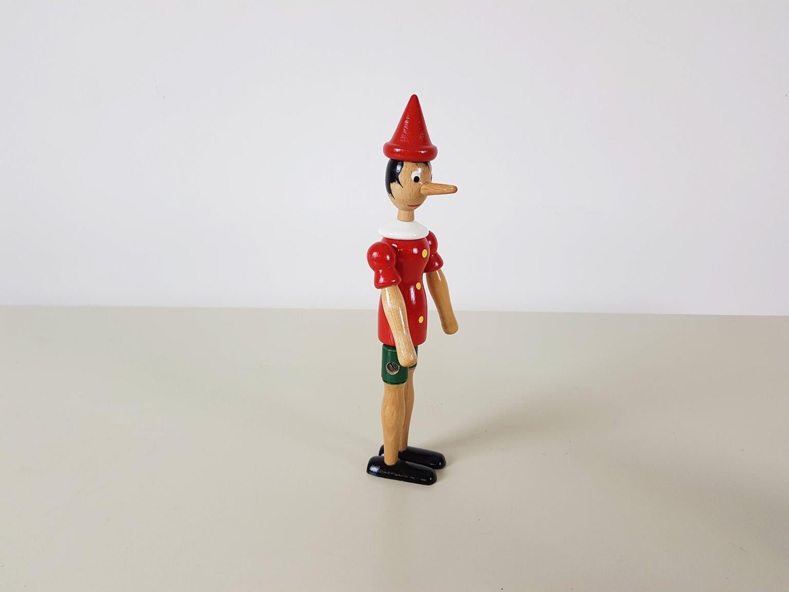 Pinocchio-Spielzeug:: zugeschrieben Tonna Giocattoli:: Italien:: 1950er Jahre (Moderne der Mitte des Jahrhunderts) im Angebot