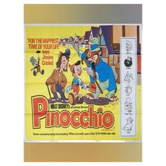 Vintage Pinocchio, Unframed Poster, R1970s
