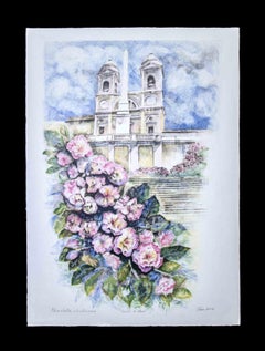 Untitled - Lithograph by Pinot Lancia - 1990