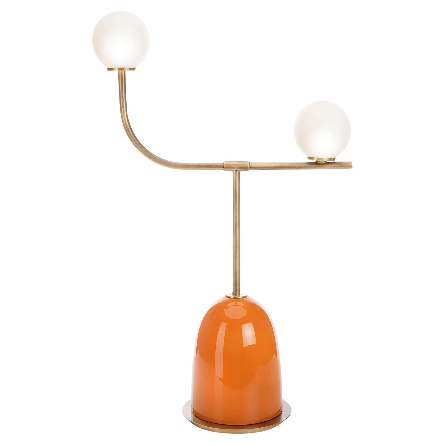 Lampada da tavolo ad arco Pins di Marioni