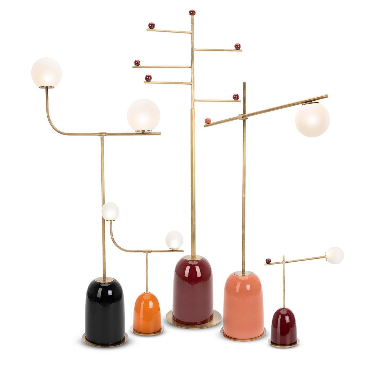 Pins Burgundy Table Lamp by Marioni In condizioni Nuovo in vendita a Milan, IT
