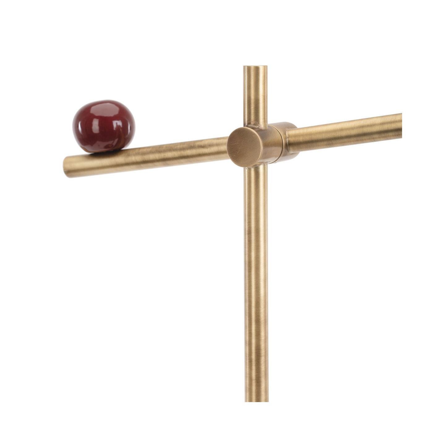 Pins Burgundy Table Lamp by Marioni in vendita 1