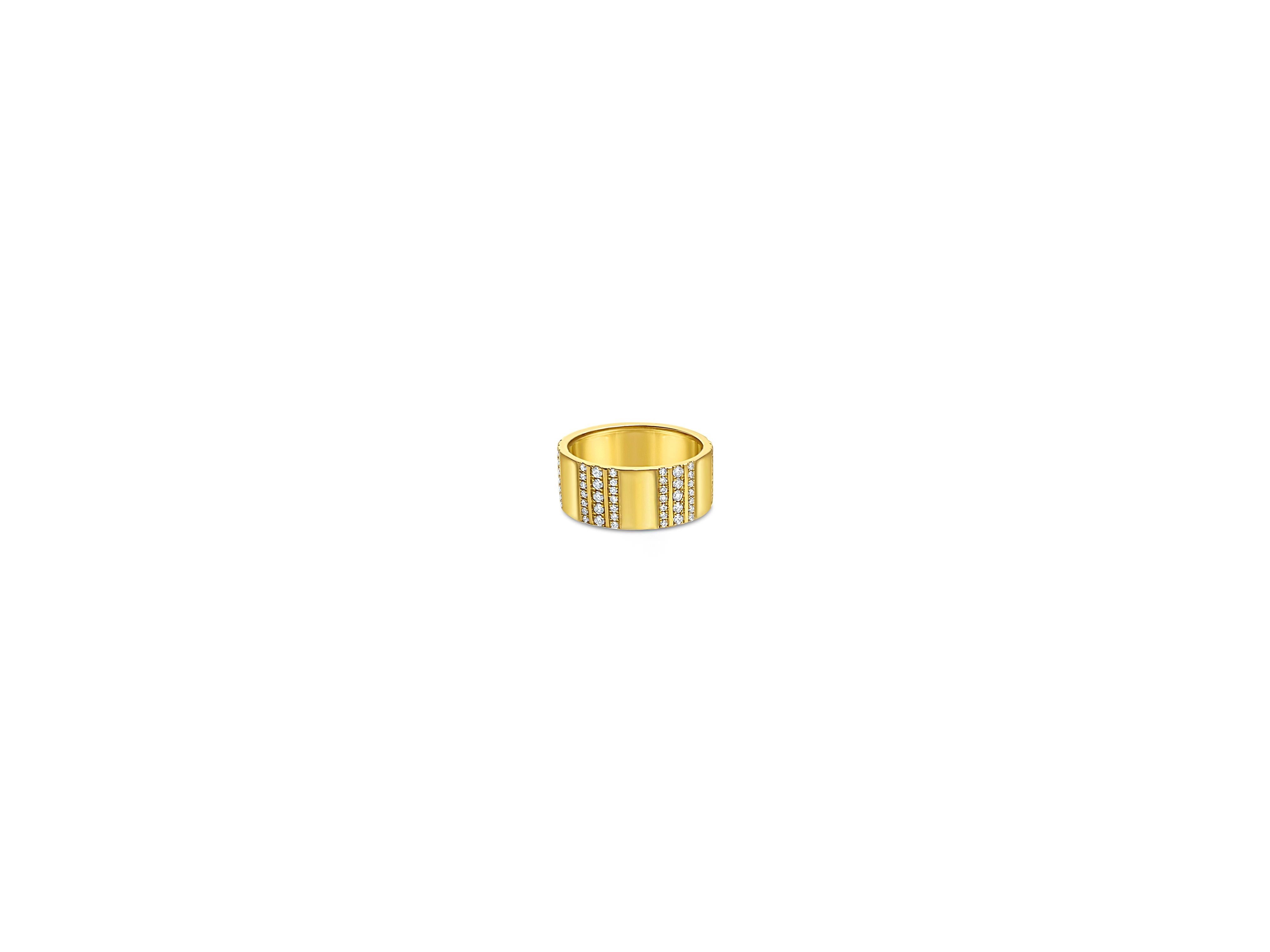 Anillo Cigarrera Diamante Fuerza Rayas en venta 2