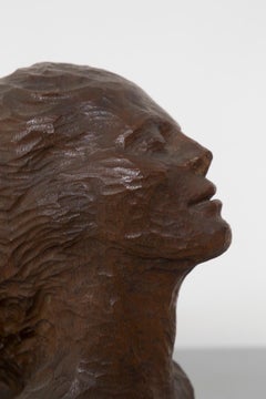 Pinuccio Sciola Wooden Sculpture of Two Lovers (Attr.)