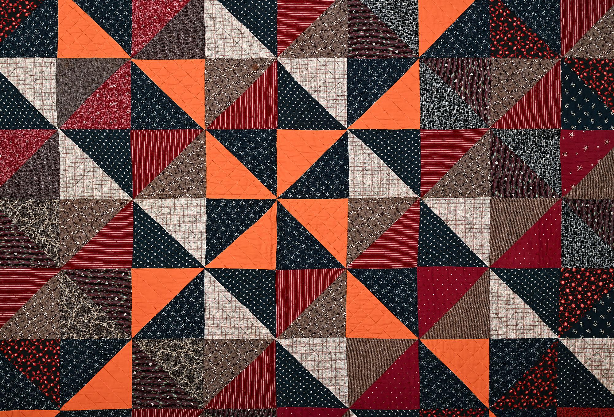 Variation Pinwheels Steppdecke (Land) im Angebot