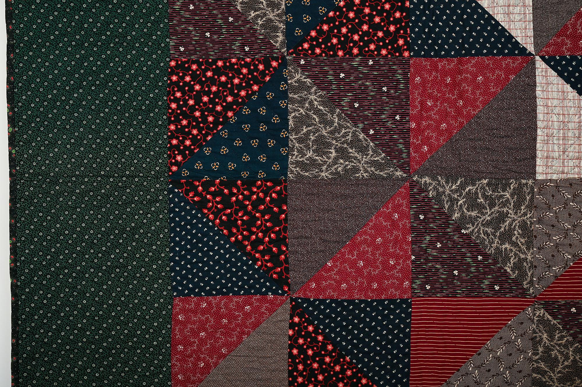 Variation Pinwheels Steppdecke (Patchwork) im Angebot