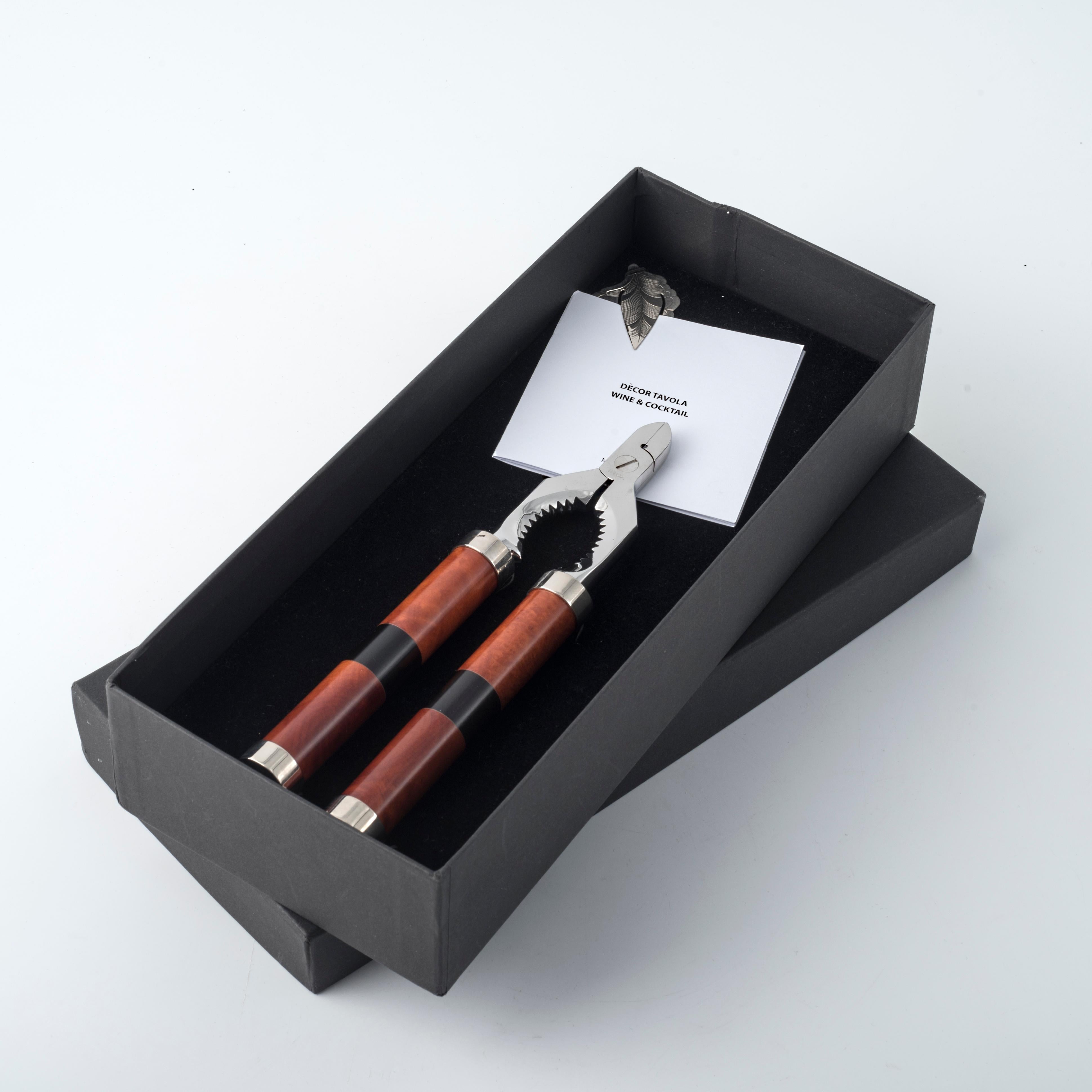 Italian PINZA CHAMPAGNE raffinato accessorio Happy Hour design esclusivo by Nino Basso in vendita