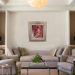 Nudo con pizzo, studio a pastello di Pio Santini