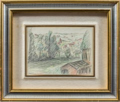 Pio Semeghini (Impressionniste italien) - Peinture de paysage du début du 20e siècle