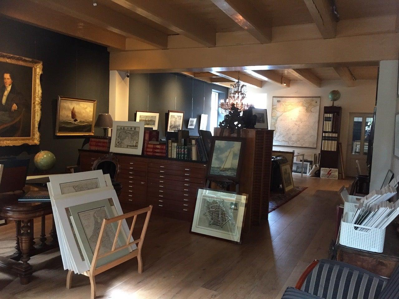 Pioneer Scene: Awaiting the Return of Mr. Tinkham in the American West, 1856 In Good Condition For Sale In Langweer, NL