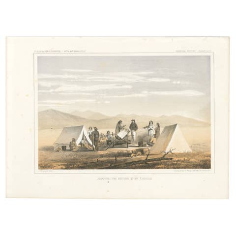 Pioneer Scene: Awaiting the Return of Mr. Tinkham in the American West, 1856