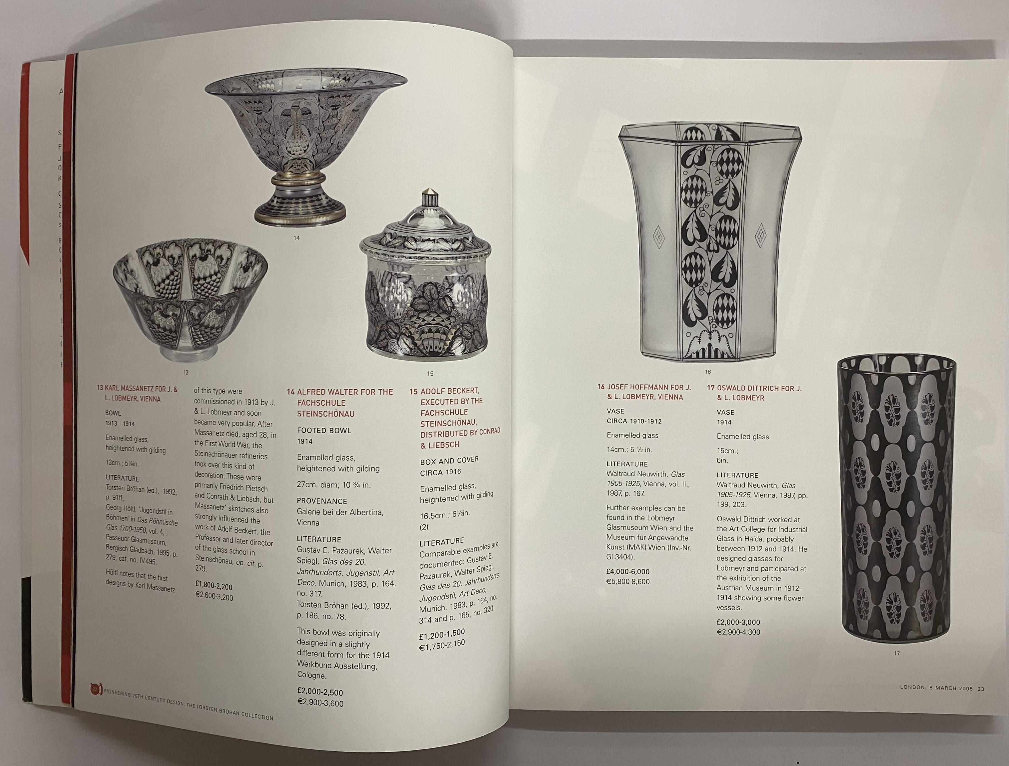 Sotheby's sale 8th March 2005 London.
This covers Art Nouveau, Art Deco and Modernist lots. There are many photographs of the items throughout the catalogue., with 257 lots.
When the British founded the Arts and Crafts movement in the 1860's, one of