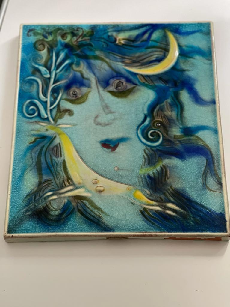 Piotr Baro Knabstrup Denmark Plaques, Set of Four 1950's at 1stDibs