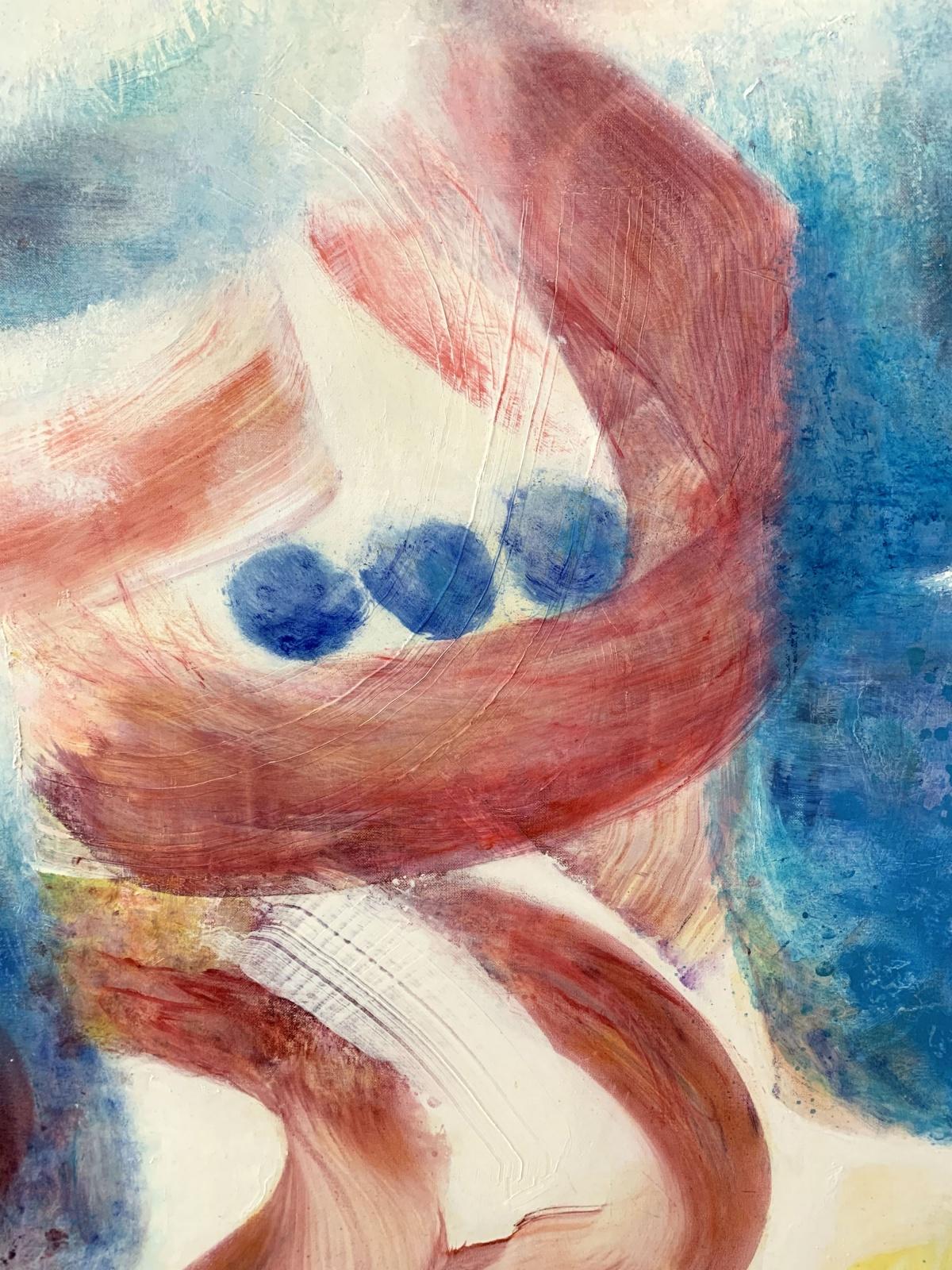 Conoscenza arcana - XXI secolo, Astrazione contemporanea Pittura ad olio in vendita 1