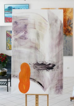 Peinture à l'huile abstraite contemporaine « Lately forever » ( Dernièrement pour toujours), XXIe siècle