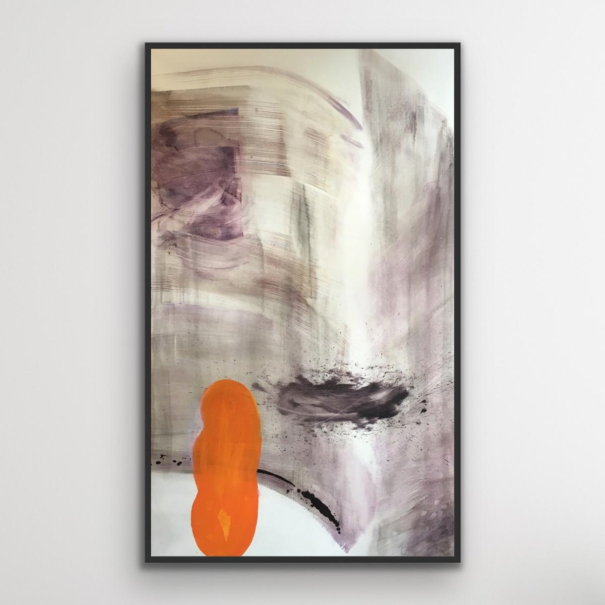 Peinture à l'huile abstraite contemporaine « Lately forever » ( Dernièrement pour toujours), XXIe siècle - Gris Abstract Painting par Piotr Butkiewicz