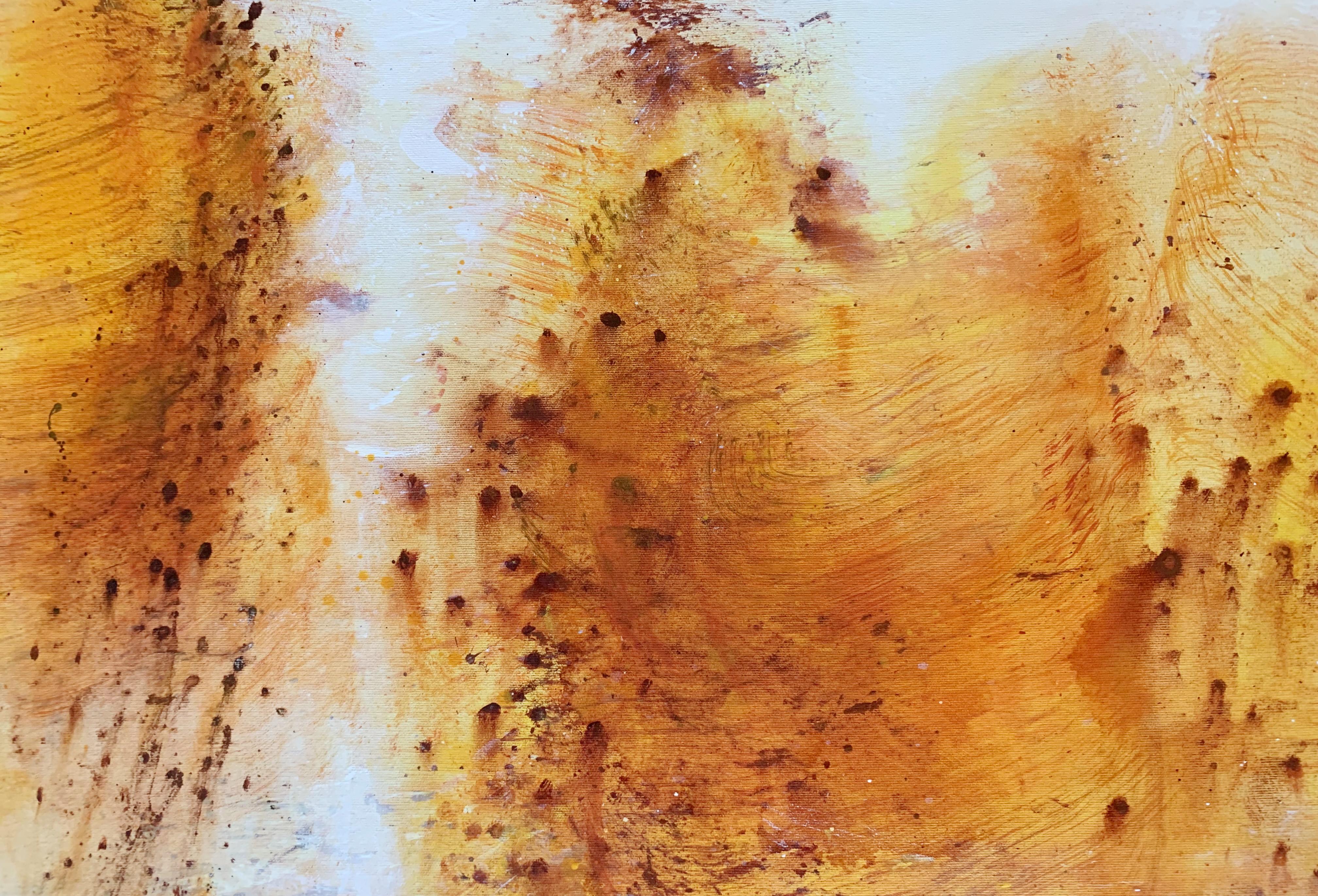 Quadro astratto contemporaneo a olio su tela dell'artista polacco Piotr Butkiewicz. La composizione consiste in forme dinamiche e arrotondate. Il titolo di questo dipinto è 