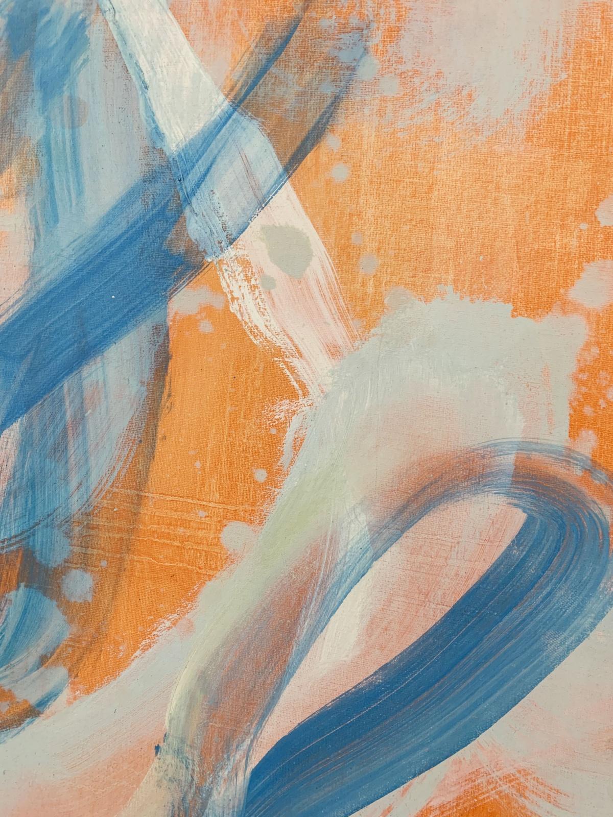 Quadro astratto monocromatico verde contemporaneo su tela dell'artista polacco Piotr Butkiewicz. La composizione è composta da forme dinamiche nei colori arancione e blu.

Piotr Butkiewicz (nato nel 1966) 
Butkiewicz si è formato presso l'Academy of
