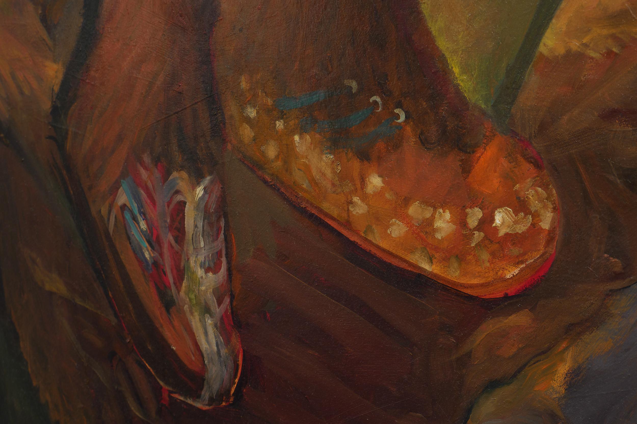 He Lost His Mind For Some Meanest - Large Format Oil Painting,  Existentialism 3