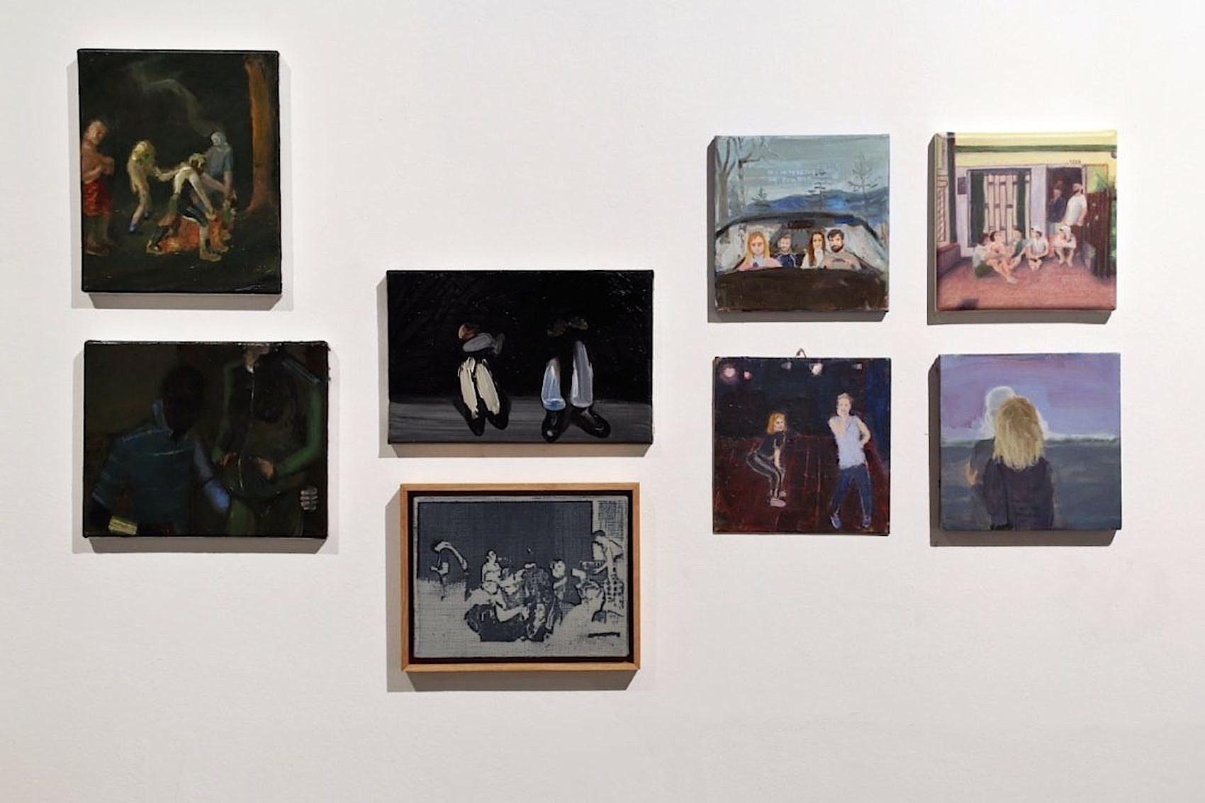 Mist of Mistakes -  Peinture à l'huile figurative contemporaine, art de l'existentialisme - Painting de Piotr Kotlicki