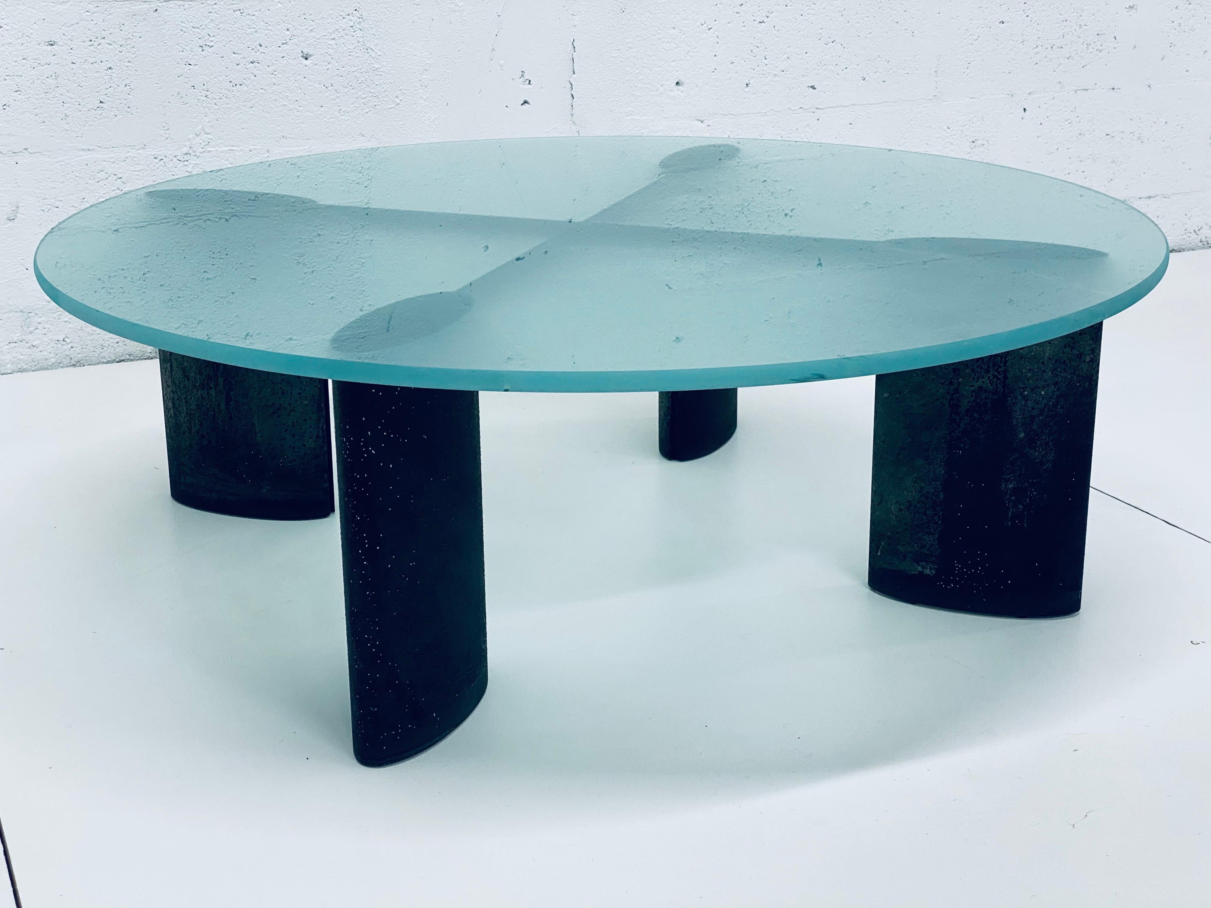 Piotr Sierakowski Mirage Coffee or Cocktail Table for Koch and Lowy In Good Condition In Miami, FL