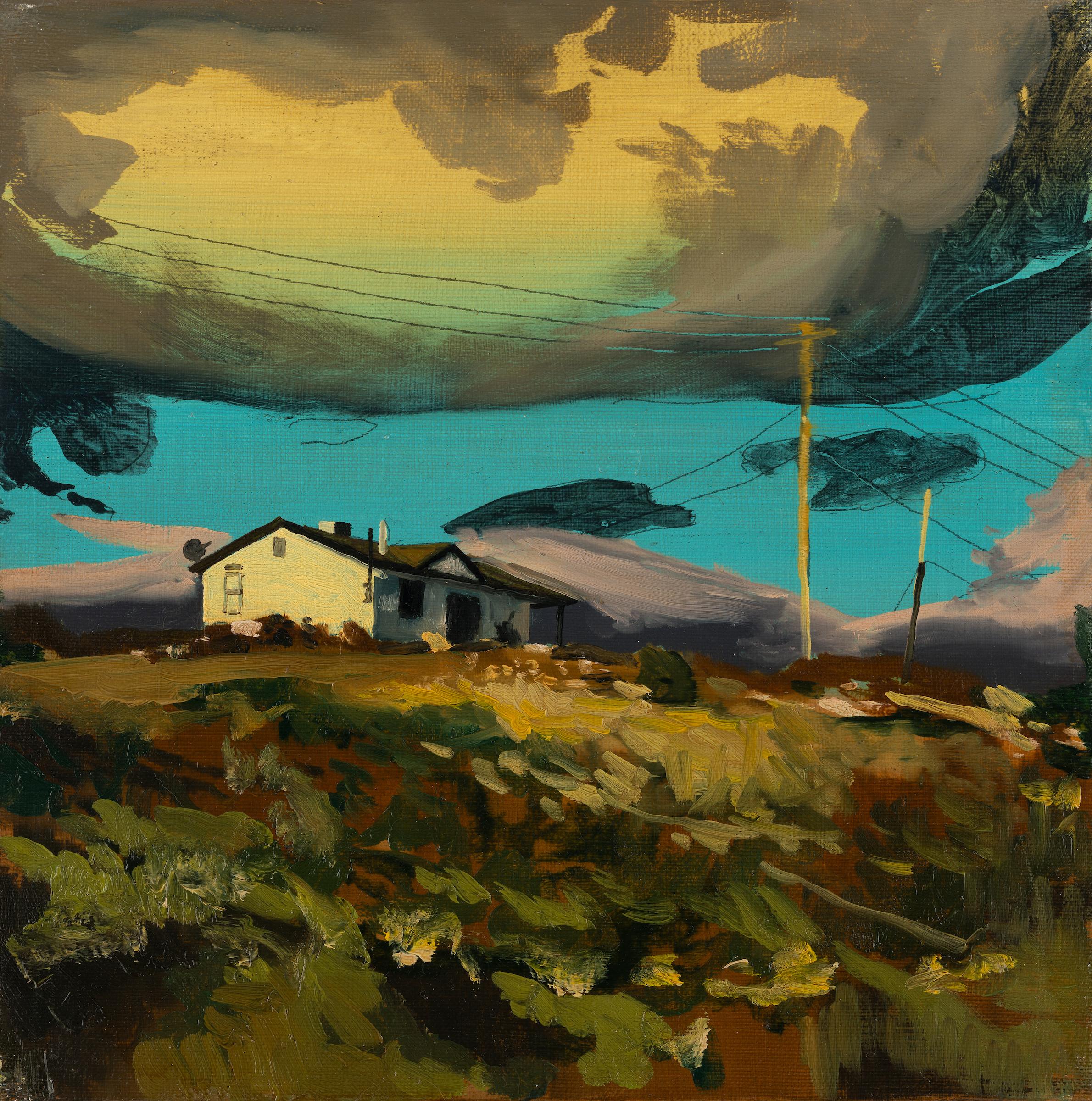 Piotr Szczur THE POST OFFICE ON ROUTE 66 Contemporary Figurative