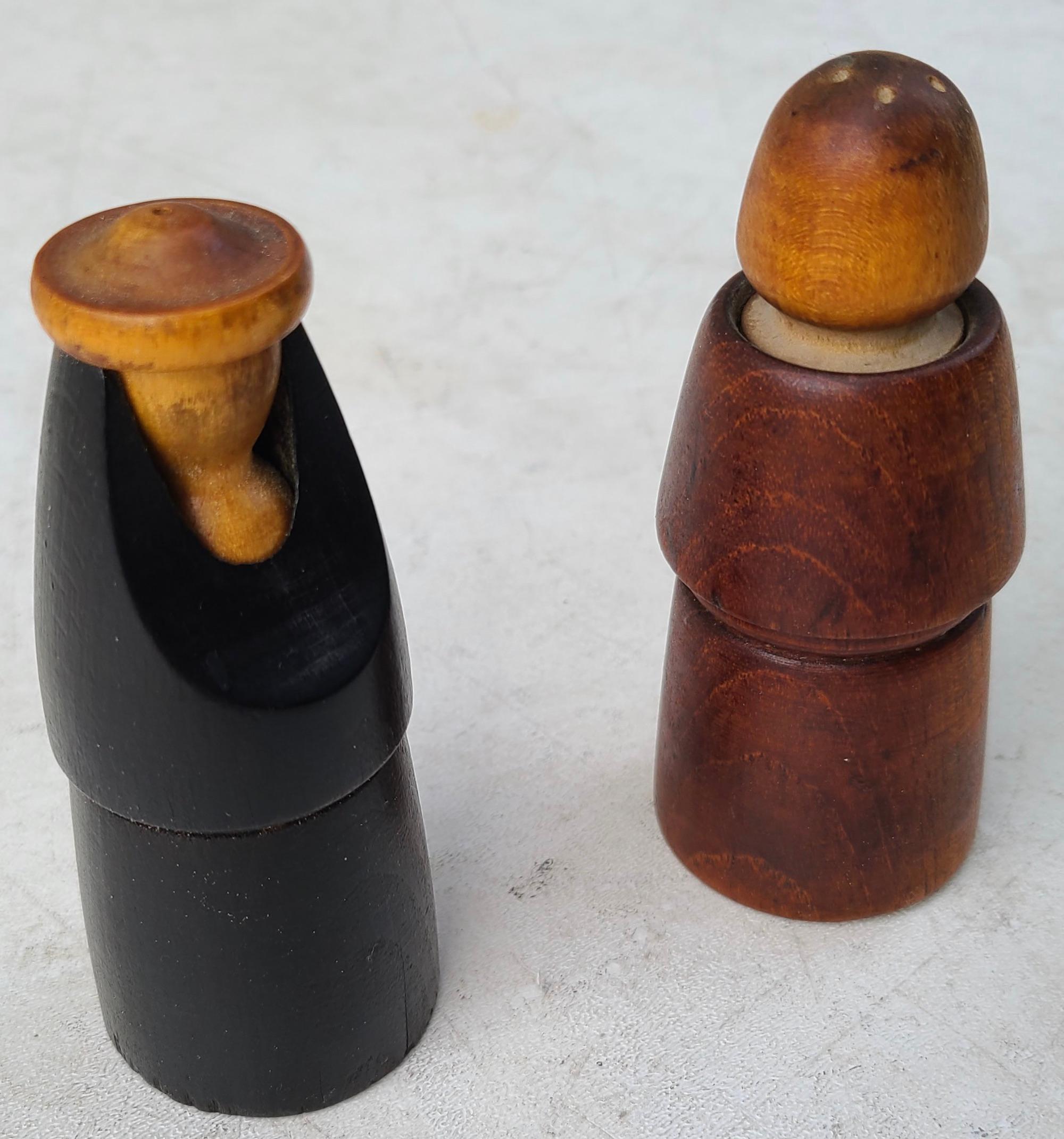 Pious Salt and Pepper Shakers Danish Modern For Sale 1