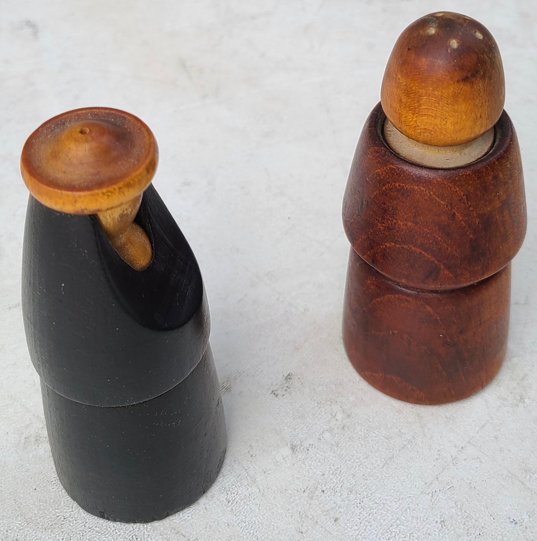 Pious Salt and Pepper Shakers Danish Modern For Sale 4