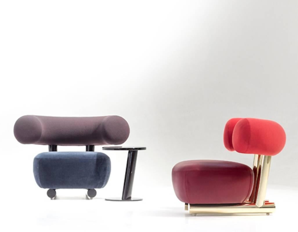 Chrome Pipe Chair by Sebastian Herkner for Moroso For Sale