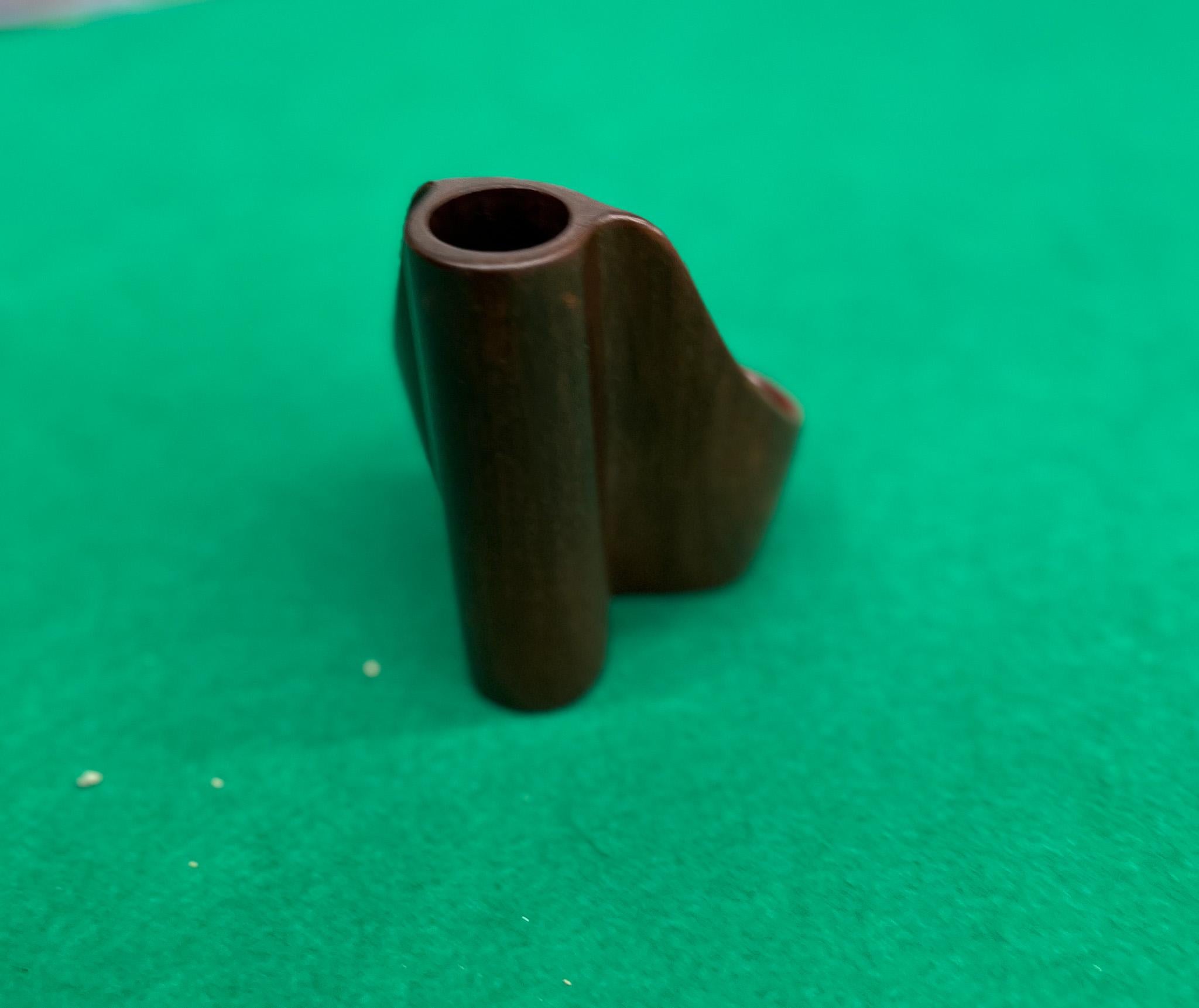 Woodwork Pipe Holder in Hardwood by Jean Gillon, 1960s  For Sale