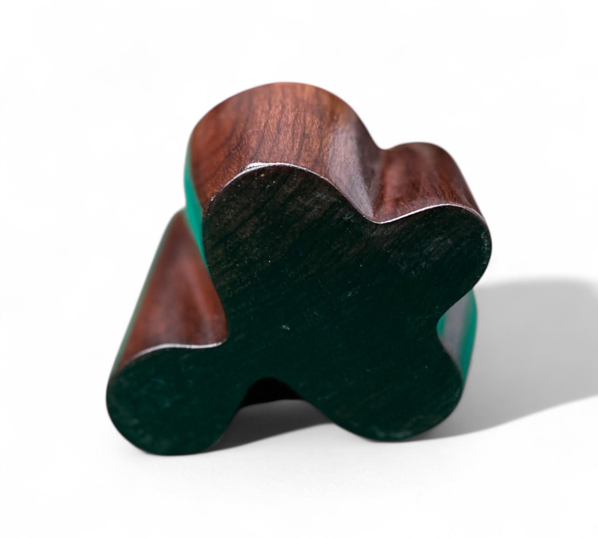 Porte-pipes en bois dur de Jean Gillon, années 1960 Bon état - En vente à New York, NY