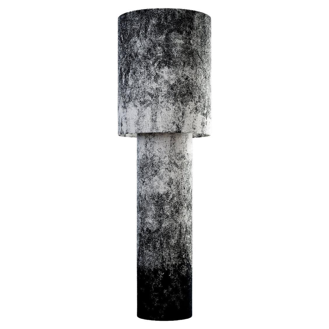Lampada da terra PIPE Large in nero di Diesel Living con Lodes