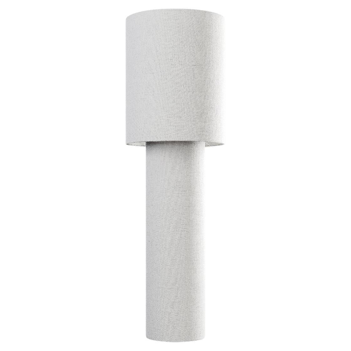 Lampada da terra grande PIPE in bianco di Diesel Living con Lodes
