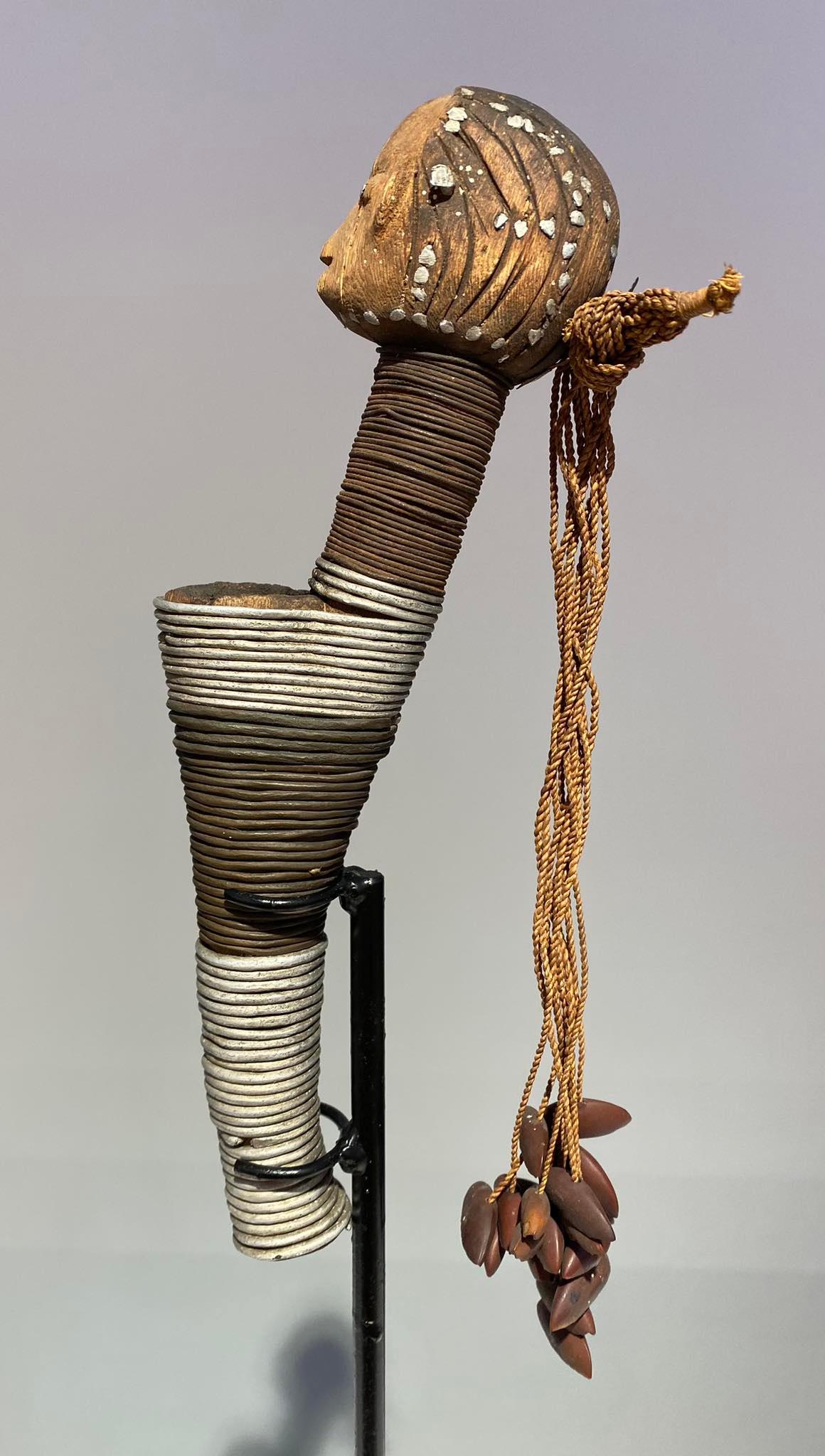 Pipe Ngbaka / Mbanza / Ngbandi / Ngombe / Banda Tribe Congo Ubangi Africa ca1880 For Sale 1